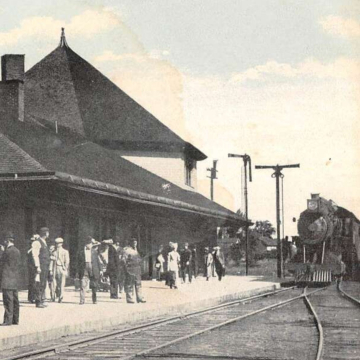 City of Reed City, train station, history, old photos, museum